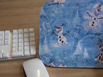 EASY Fabric Covered Mouse Pad DIY Cute Disney Frozen Accessories Computer