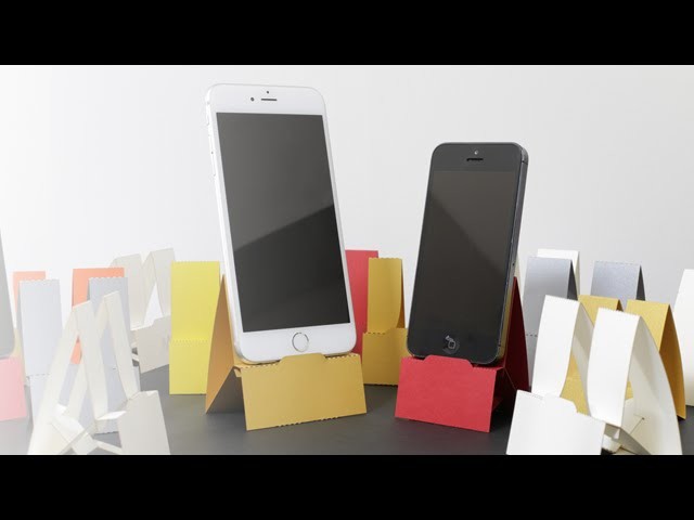 Fiverr. How to build a phone dock with paper or cardboard