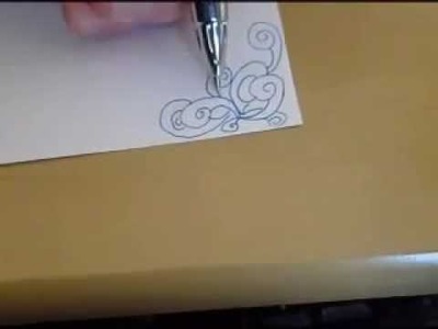 How to draw a Fun border to draw on your paper #1