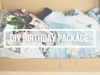 How To Mail A Present: DIY Birthday Package for Faraway Friends! | floreign