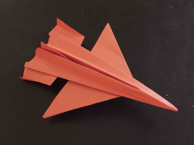 How to make a cool paper plane origami: instruction| Jet Fighter
