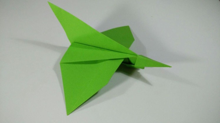 How to make a paper airplane - Origami pelican