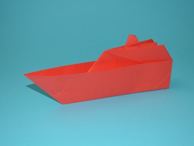 How to Make a Paper Boat.Ship.Canoe, origami