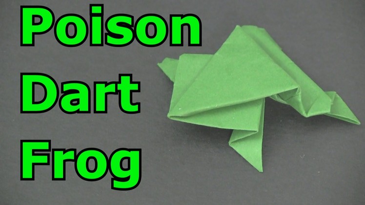 How to make a Paper Frog - Origami -