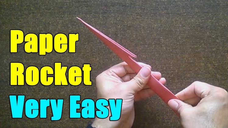 How to make Paper Rocket