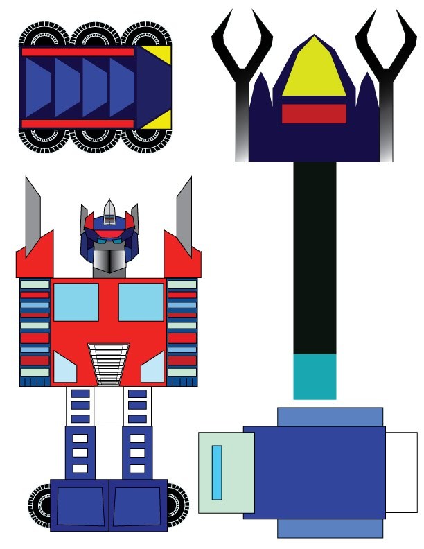 How To Make Paper Transformers: Optimus Prime!
