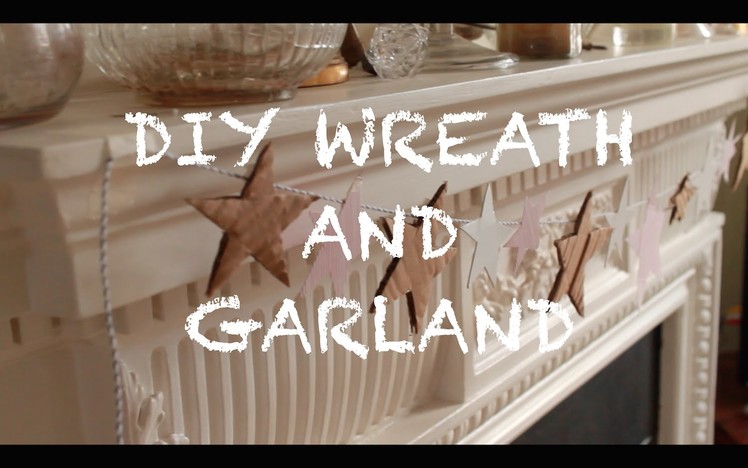 Last Minute DIY Wreath and Garland | Lily Lucia