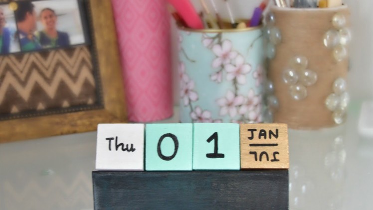 Make a Fun Cubes Calendar - DIY Home - Guidecentral