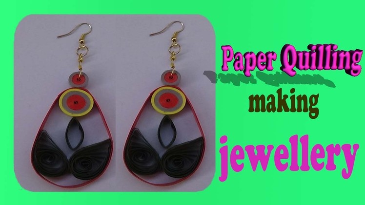 Paper quilling jewellery