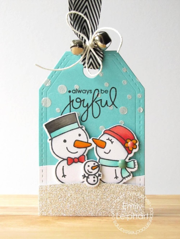 {Paper Smooches} Joyful Tag + Tracey McNeely's 25 Days of Christmas Tags