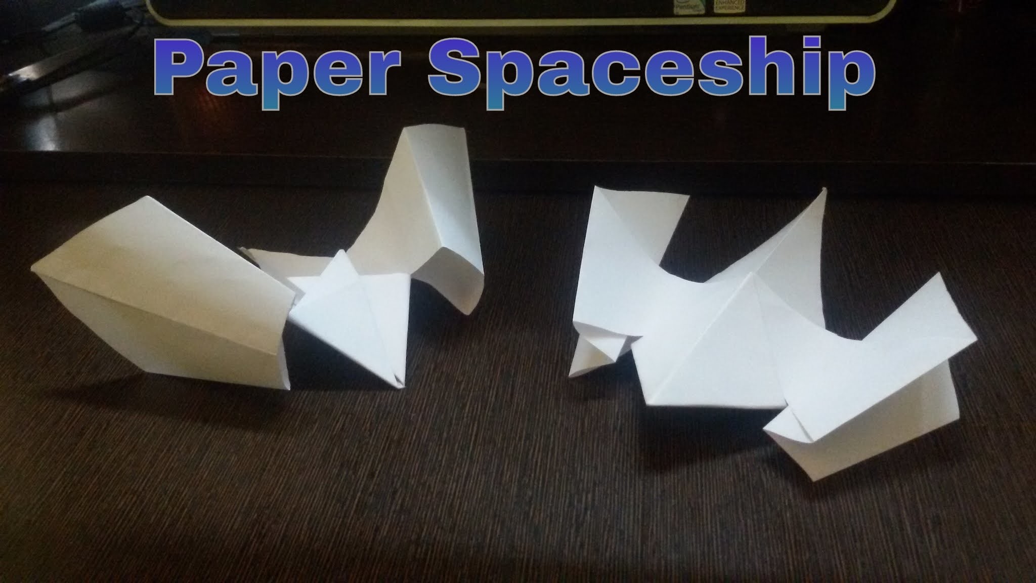 Paper Spaceship How To Make A Flying Paper Spaceship