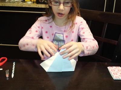 Paper swan for kids