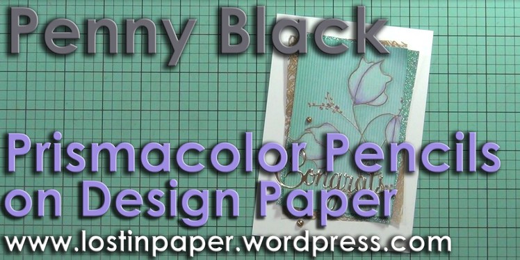 Prismacolor Pencils direct to Design Paper!