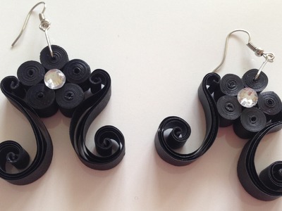 Quilling Paper Earrings Design