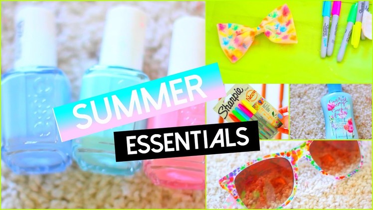 Summer Essentials|DIY Hair Bow
