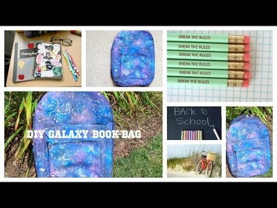 Torii"s Back to School: DIY Galaxy Book Bag