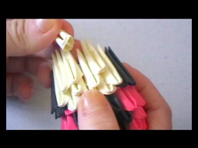 3D origami: ladybug suit part 2