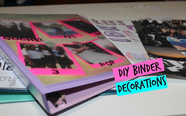 Back To School: DIY Binder Decorations!| Makaila Bucago