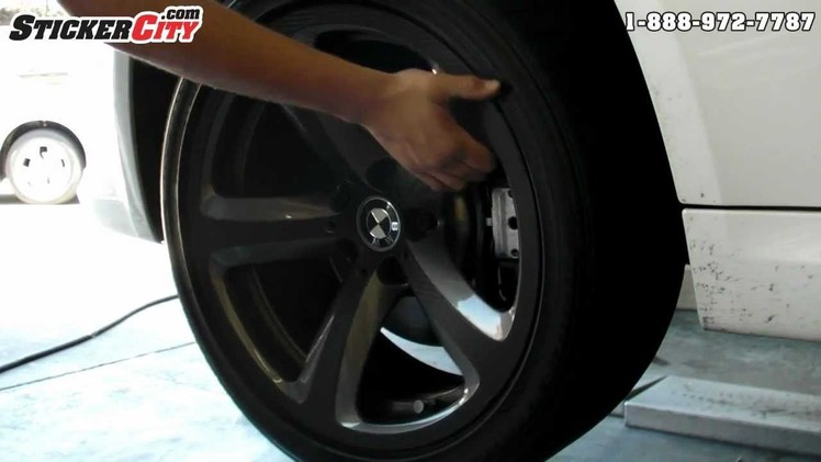 BMW Wheel 3M Di noc Carbon Fiber Wrap