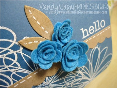 Card Tutorial & MFT Mini Rolled Roses Die-namics demo - Hello!