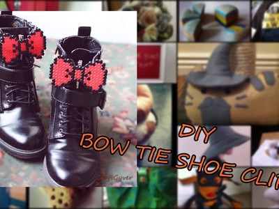 DIY  Bow Tie Shoe Clips