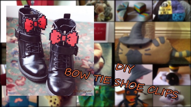 DIY  Bow Tie Shoe Clips