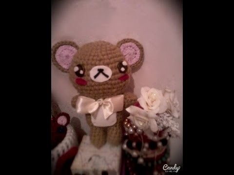 DIY crochet: kawaii bear's head for beginners