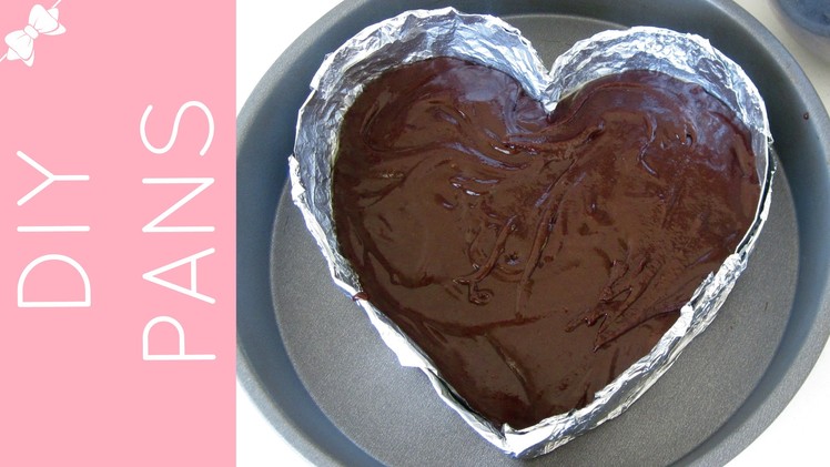 DIY Disposable Baking Pans (heart shaped foil pans, parchment cheesecake pans & more!)