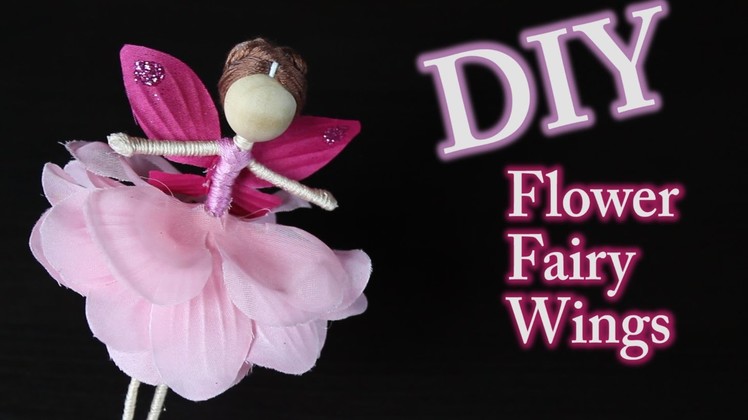 DIY Fairy Wings using Flower Petals
