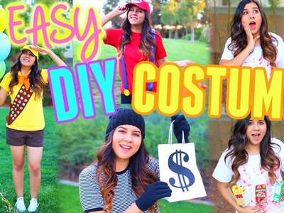 DIY Last Minute Halloween Costumes! Easy & Cheap! 2015