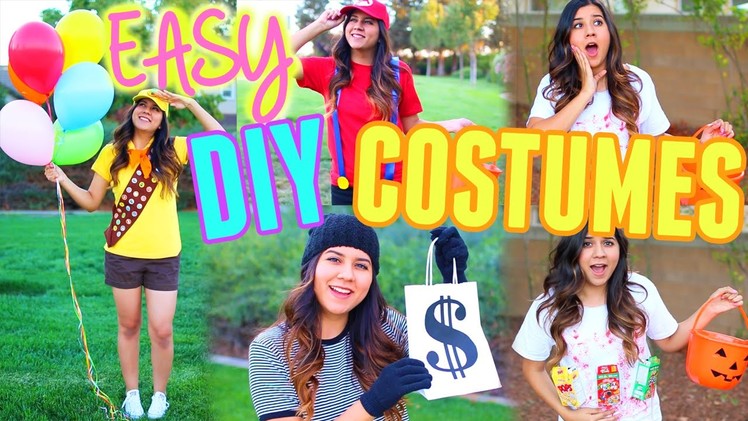 DIY Last Minute Halloween Costumes! Easy & Cheap! 2015