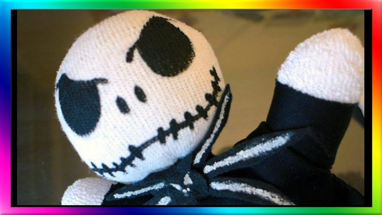 DIY Nightmare Before Christmas Sock Doll - Jack