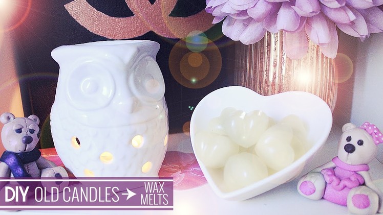 DIY ♡ Recycle Old Candles into Wax Melts ♡ Stefy Puglisevich