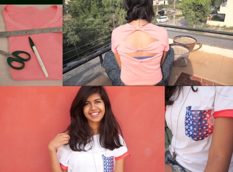 DIY: Recycle your Old T-shirts! + How I style them! :D