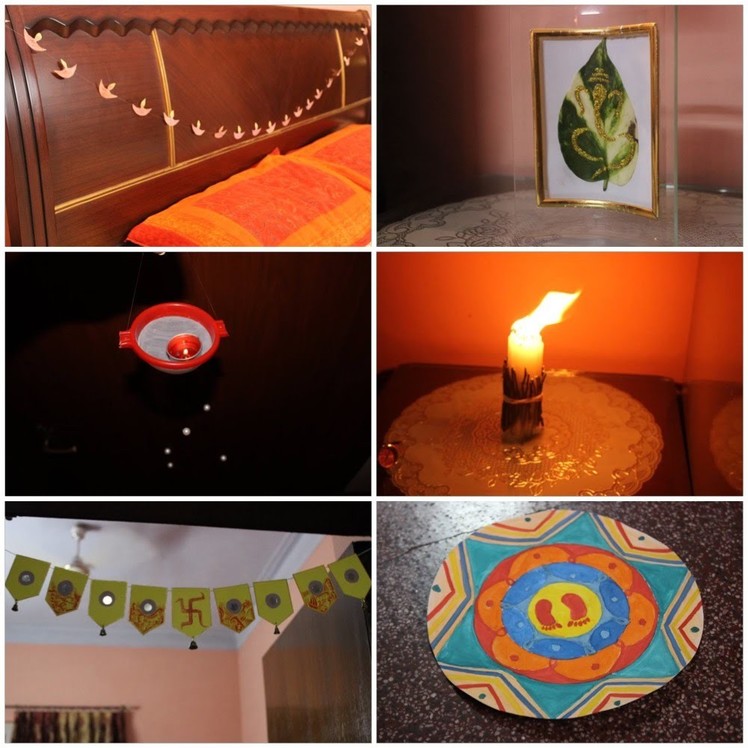 DIY room decor for diwali