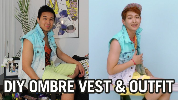 DIY: SHINee's Dream Girl Ombre Jean Vest & Outfit