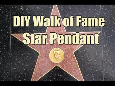 DIY Star Pendant filmed on location at the Walk of Fame in Hollywood, CA