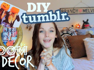 DIY: Tumblr Fall Room Decor!♡
