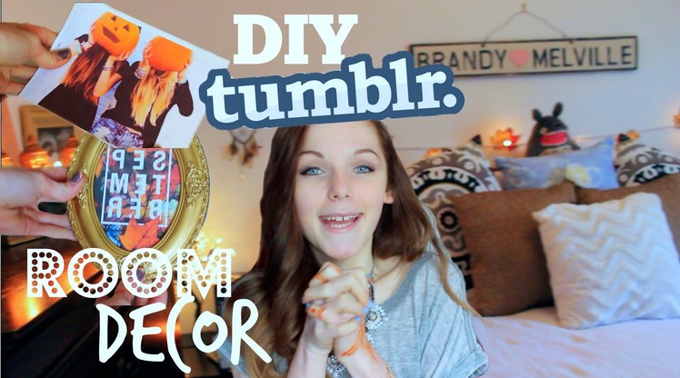 DIY: Tumblr Fall Room Decor!♡
