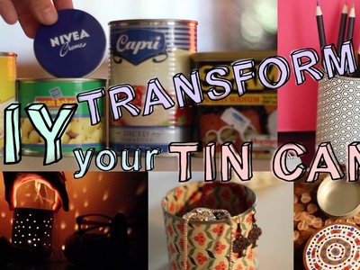 DIY UpCylce Your Tin Cans!! | w. VivianeRose |