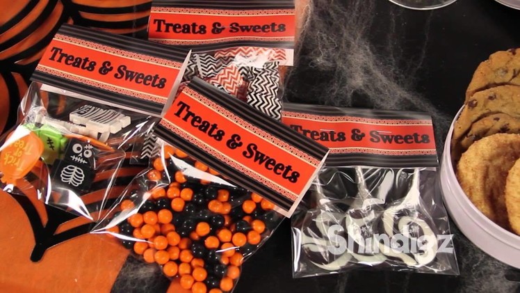 Halloween Candy - Treat Bags - Personalized DIY Favor Bags - Shindigz
