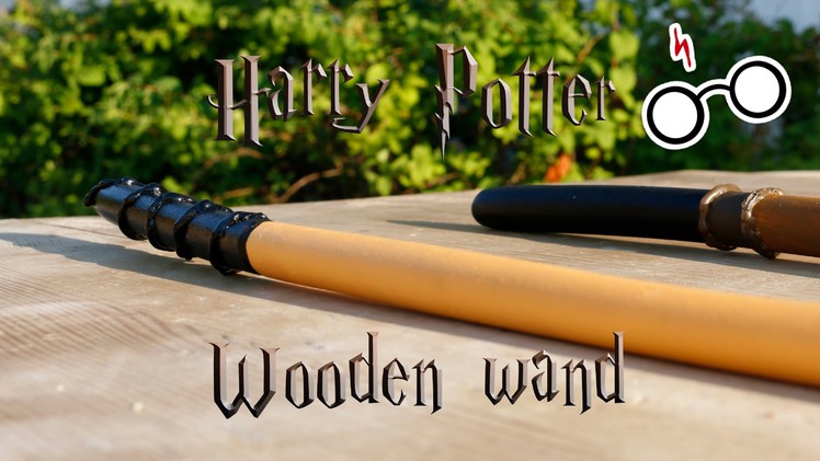 Harry Potter wooden wand tutorial!