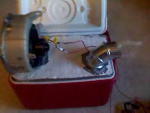 Homemade Air Conditioner with Car Blower Motor