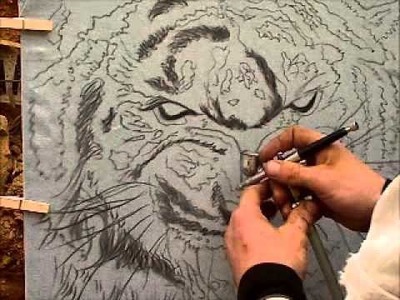How To Airbrush A Tiger-Part 2