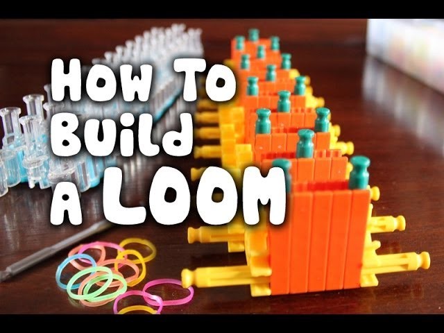 How to Build Rainbow Loom using K'Nex - Step by Step Tutorial Instructions