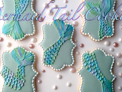 How To Decorate Mermaid Tail Cookies!