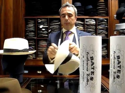 How to fold a Panama Hat