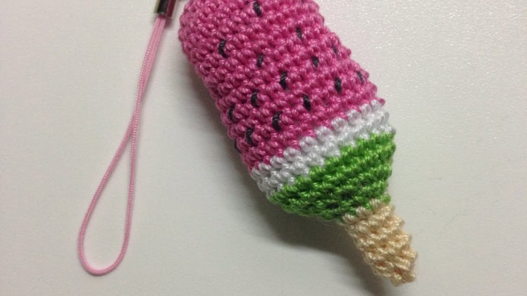 How To Make A Crocheted Watermelon Ice Cream Charm - DIY Crafts Tutorial - Guidecentral