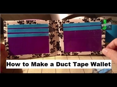 How To Make a Duct Tape Wallet Tutorial!!