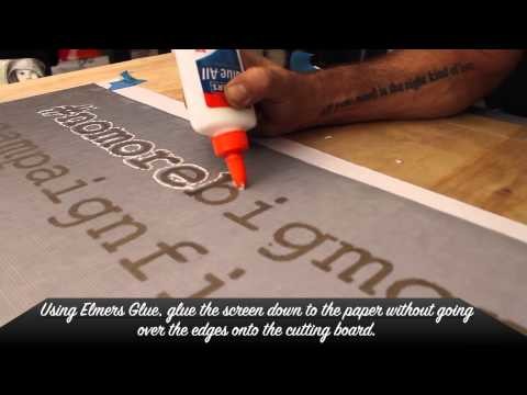 How-To Make a Screened Paper Stencil with Teachr - Los Angeles Street Art